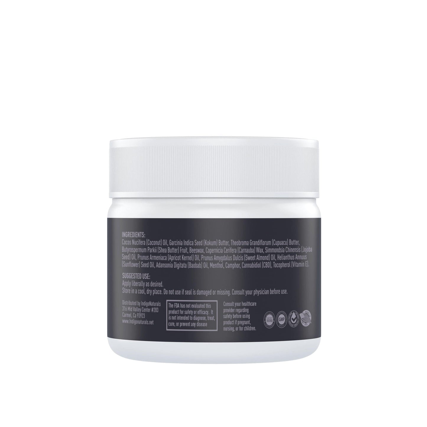 indigonaturals.net Tincture CBD Pain Balm-500mg