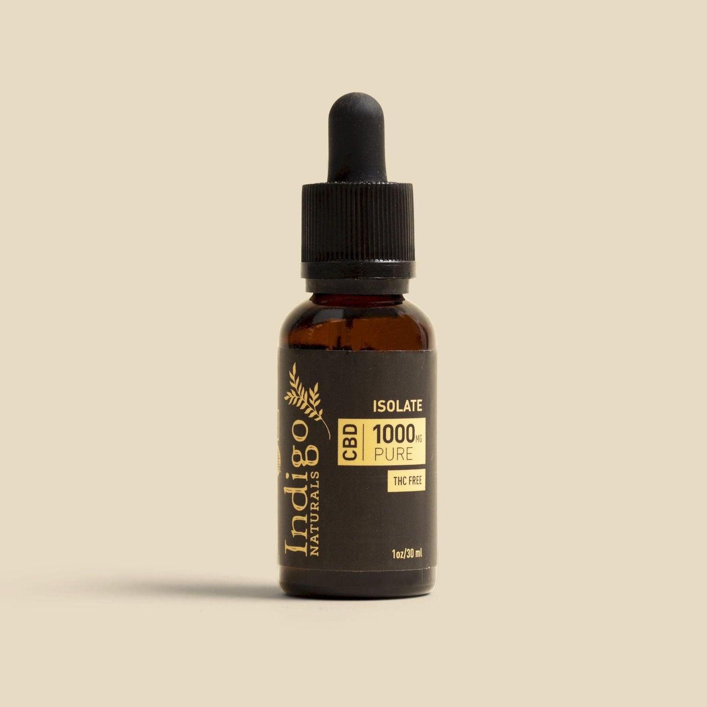 indigonaturals.net Tincture Pure CBD Isolate Oil - 1000mg - No THC