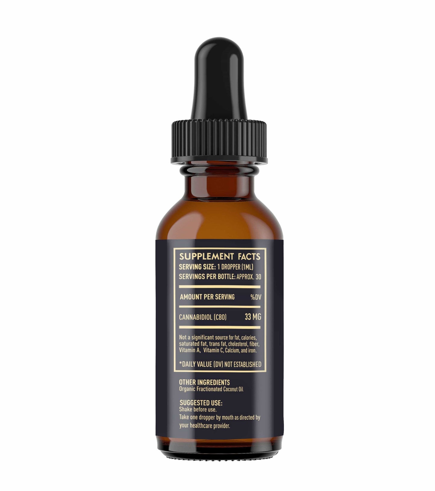 indigonaturals.net Tincture Pure CBD Isolate-1000mg Oil - No THC