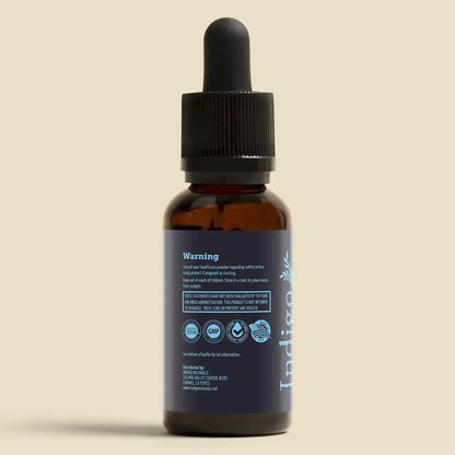 NEW Pure CBD Isolate Oil - 3000mg pure CBD isolate oil in an amber glass bottle with dropper.