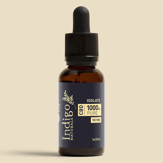 Pure CBD Isolate  Oil - 1000mg - No THC